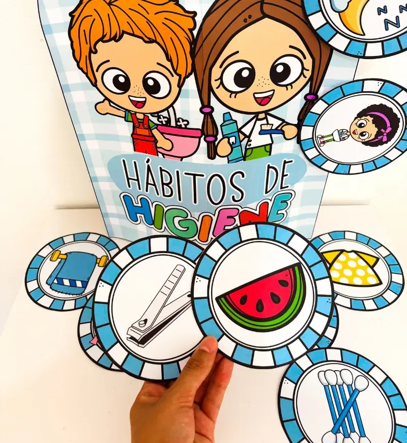 Luva Pedagógica Hábitos de Higiene PDF Educação Infantil  — imagem 2