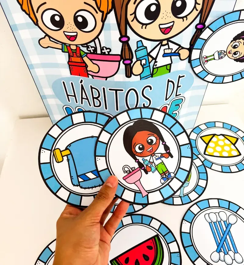 Luva Pedagógica Hábitos de Higiene PDF Educação Infantil  — imagem 4