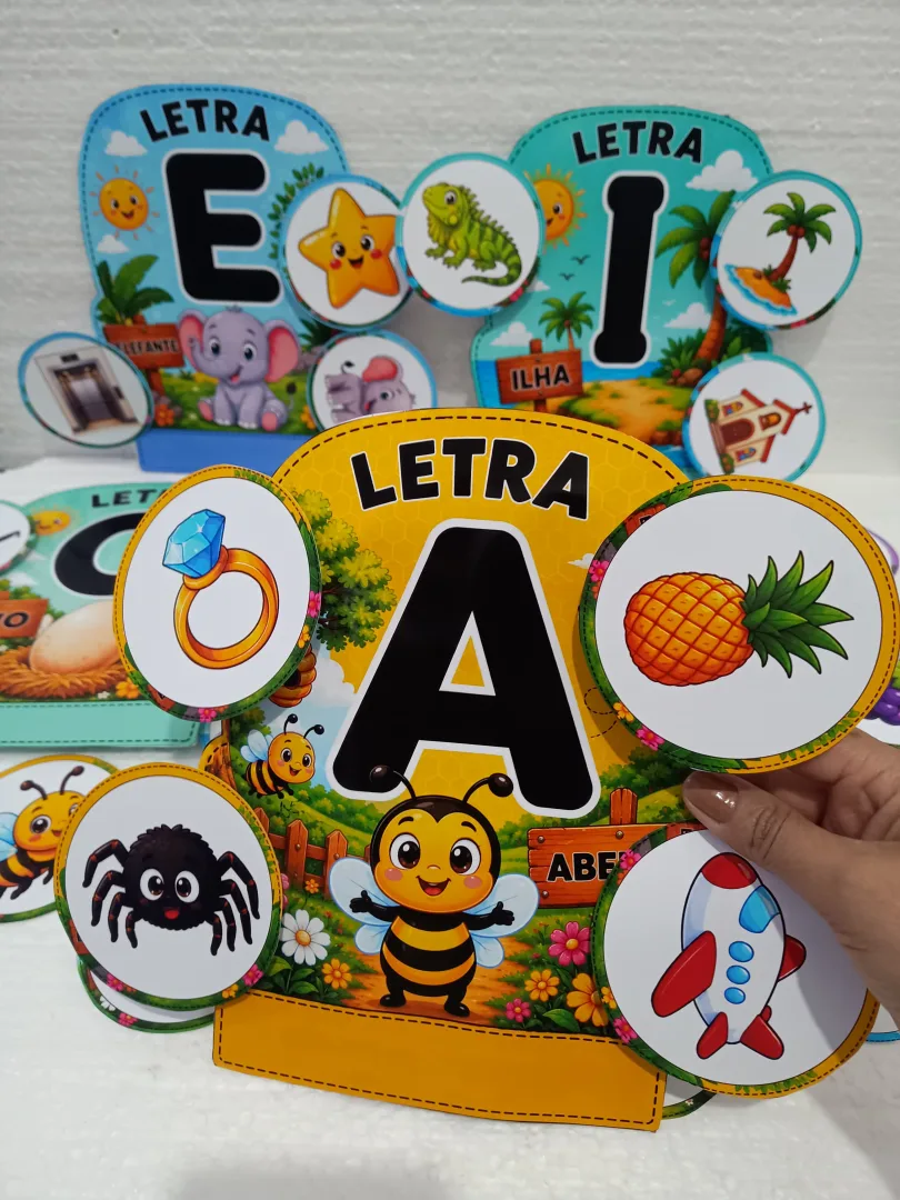 LUVAS DAS VOGAIS - Educação Infantil - PDF — imagem 2