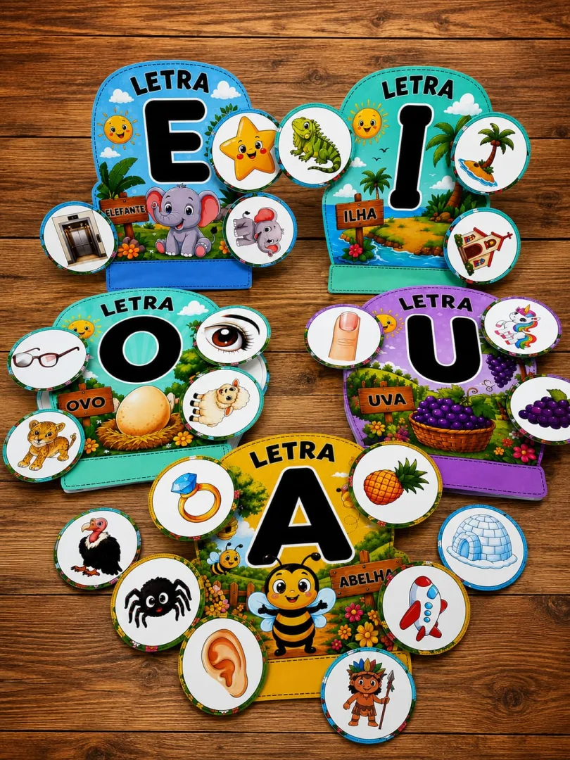 LUVAS DAS VOGAIS - Educação Infantil - PDF — imagem 4