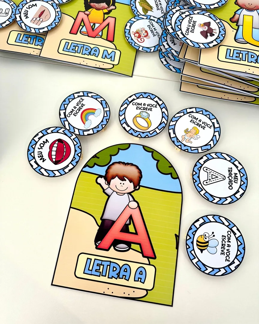 Luvas do Alfabeto — Recurso de Letras para Imprimir em PDF — imagem 5