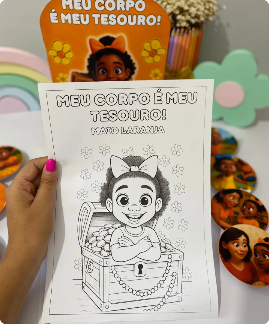 MAIO LARANJA - LUVA DE HISTÓRIAS — imagem 3