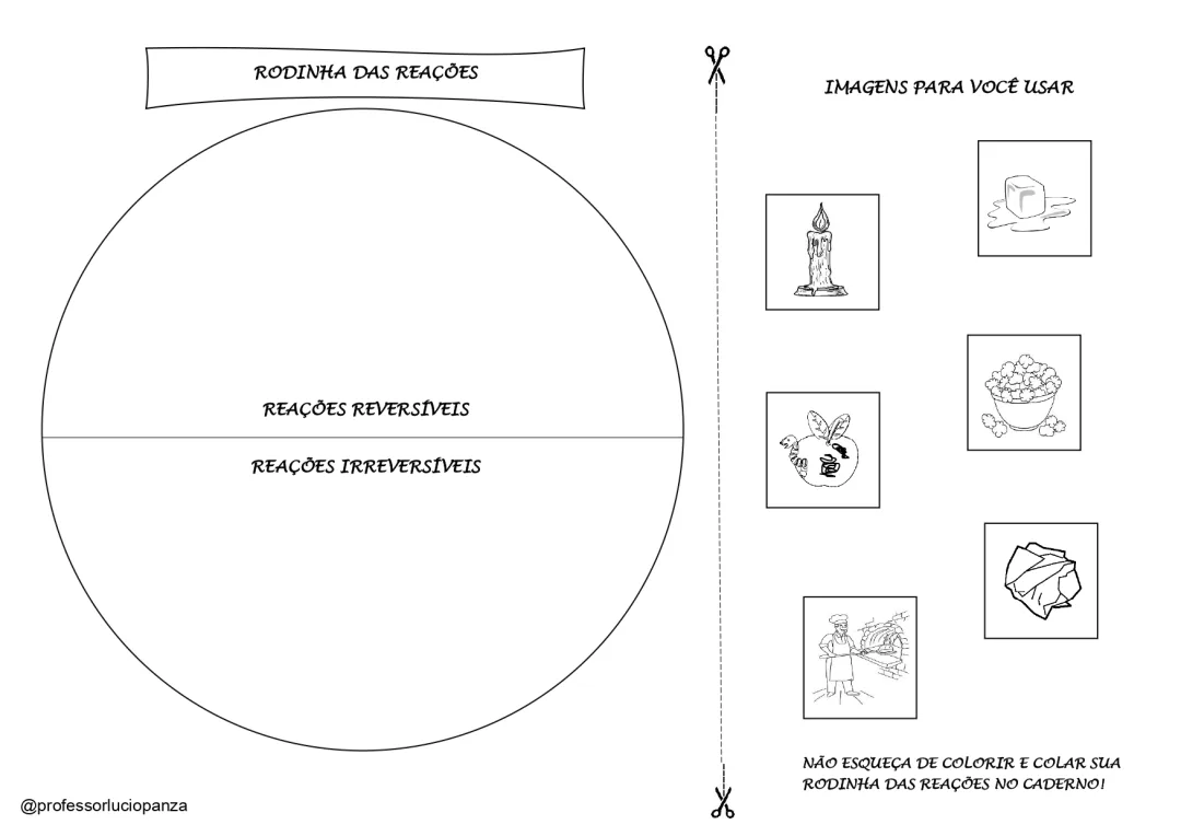 Mandala Lúdica das Transformações Reversíveis e Irreversíveis em PDF 5° Ano — imagem 2