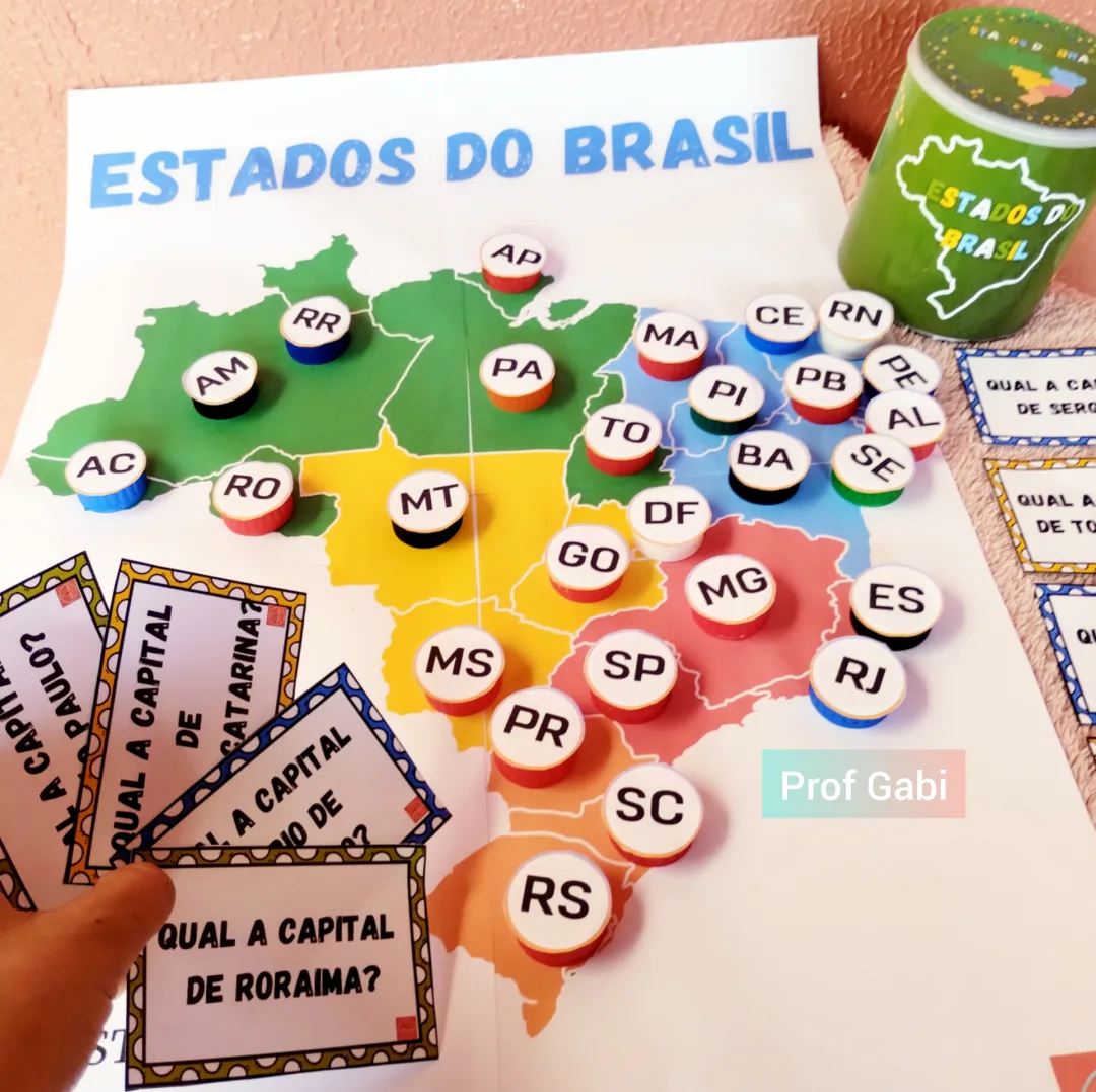 Mapa do Brasil e Seus Estados- Recurso em Pdf — imagem 2