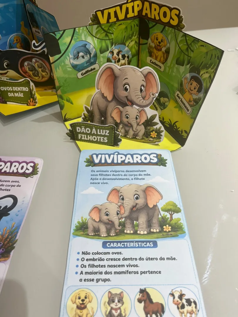 MAQUETES INTERATIVAS — TIPOS DE REPRODUÇÃO DOS ANIMAIS — imagem 2
