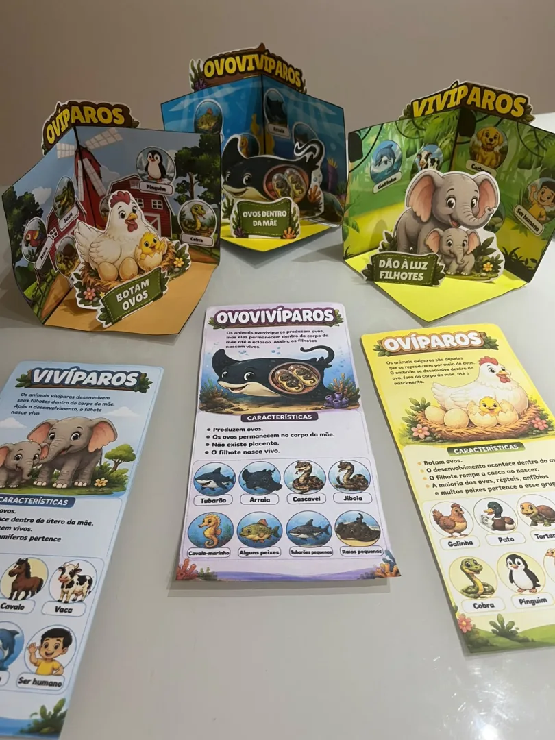 MAQUETES INTERATIVAS — TIPOS DE REPRODUÇÃO DOS ANIMAIS — imagem 5