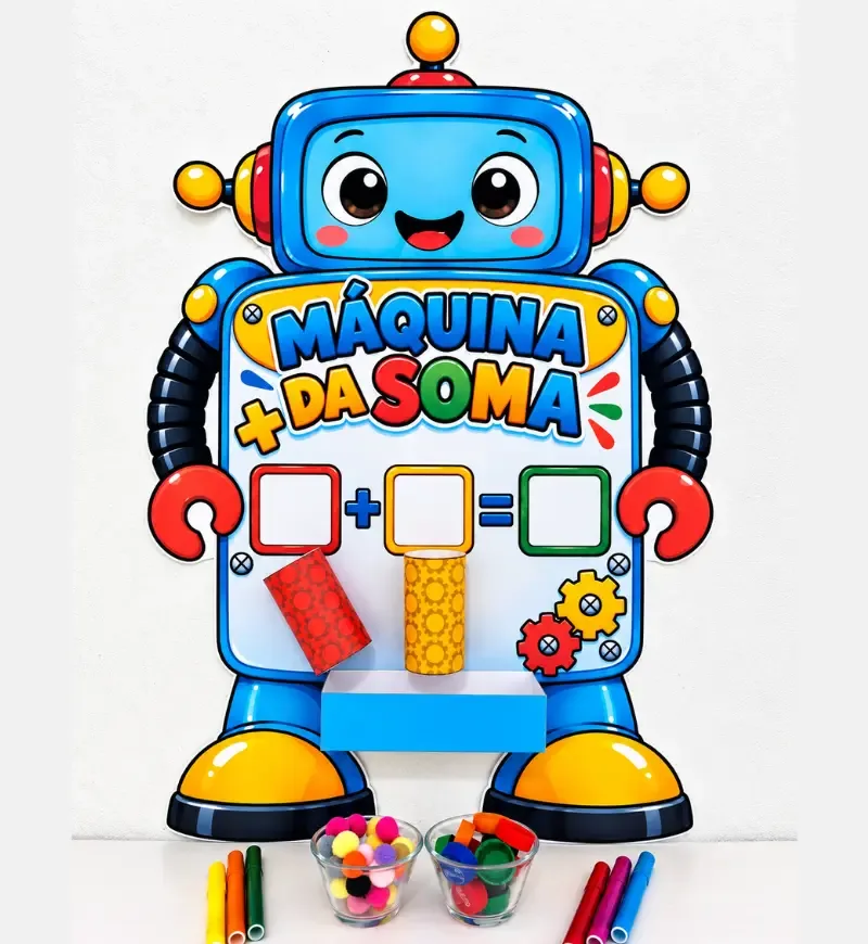 Máquina da Soma - Atividades de Adição para Educação Infantil - PDF — imagem 2