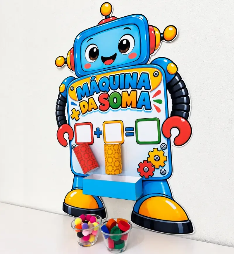 Máquina da Soma - Atividades de Adição para Educação Infantil - PDF — imagem 4