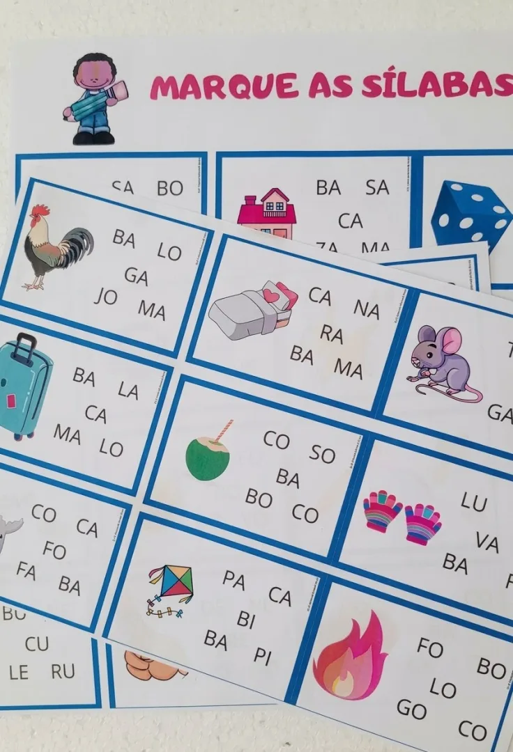 Marcando as sílabas PDF Ed infantil e Ensino fundamental  — imagem 3
