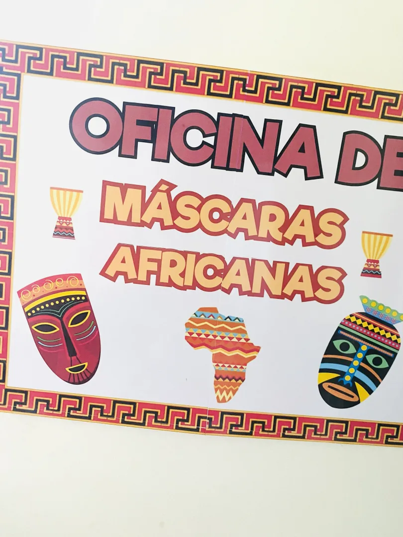  Máscaras Africanas para Colorir na Educação Infantil — imagem 4
