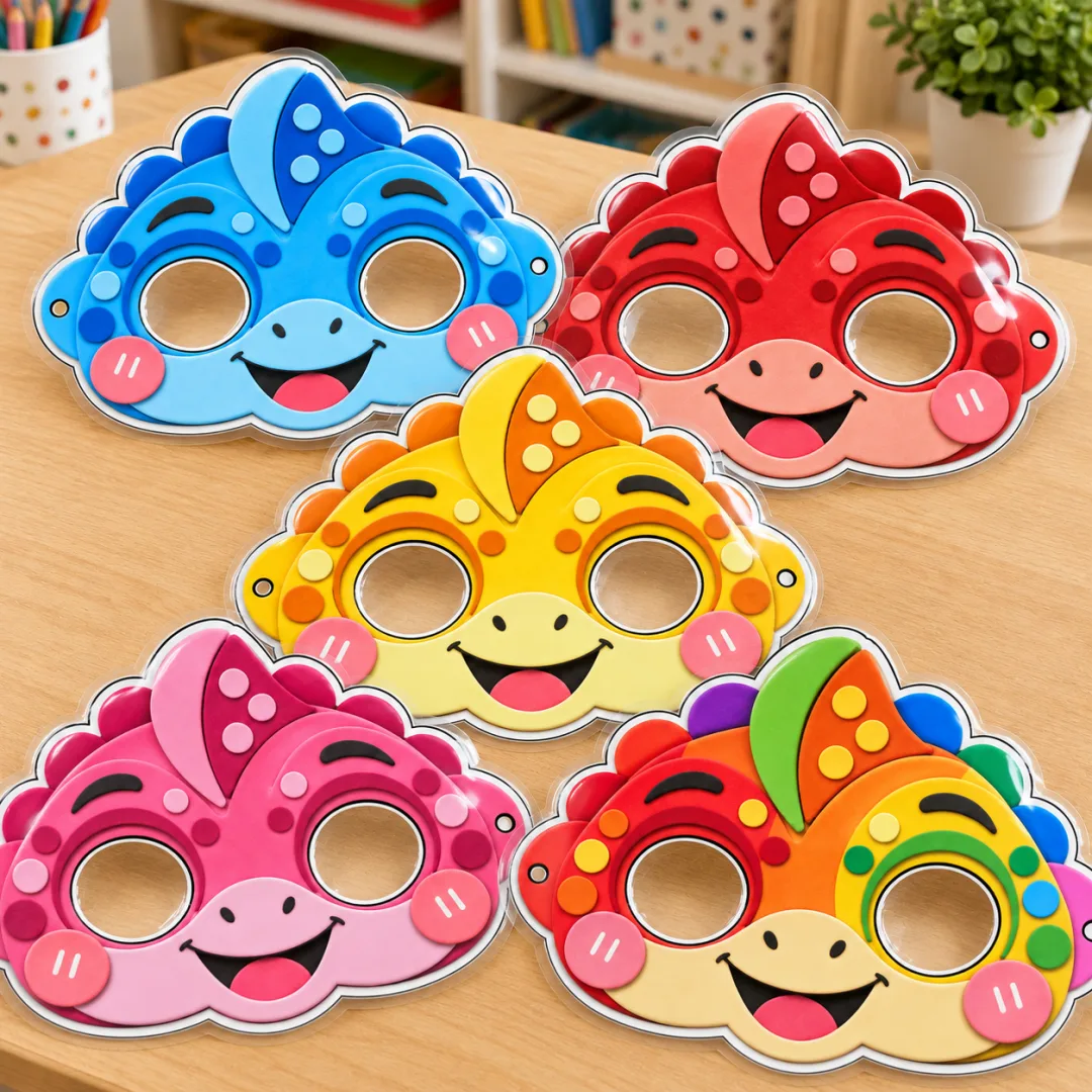 Máscaras Bom Dia Todas As Cores - Educação Infantil - Lembrancinhas - Arquivo Digital — imagem 3