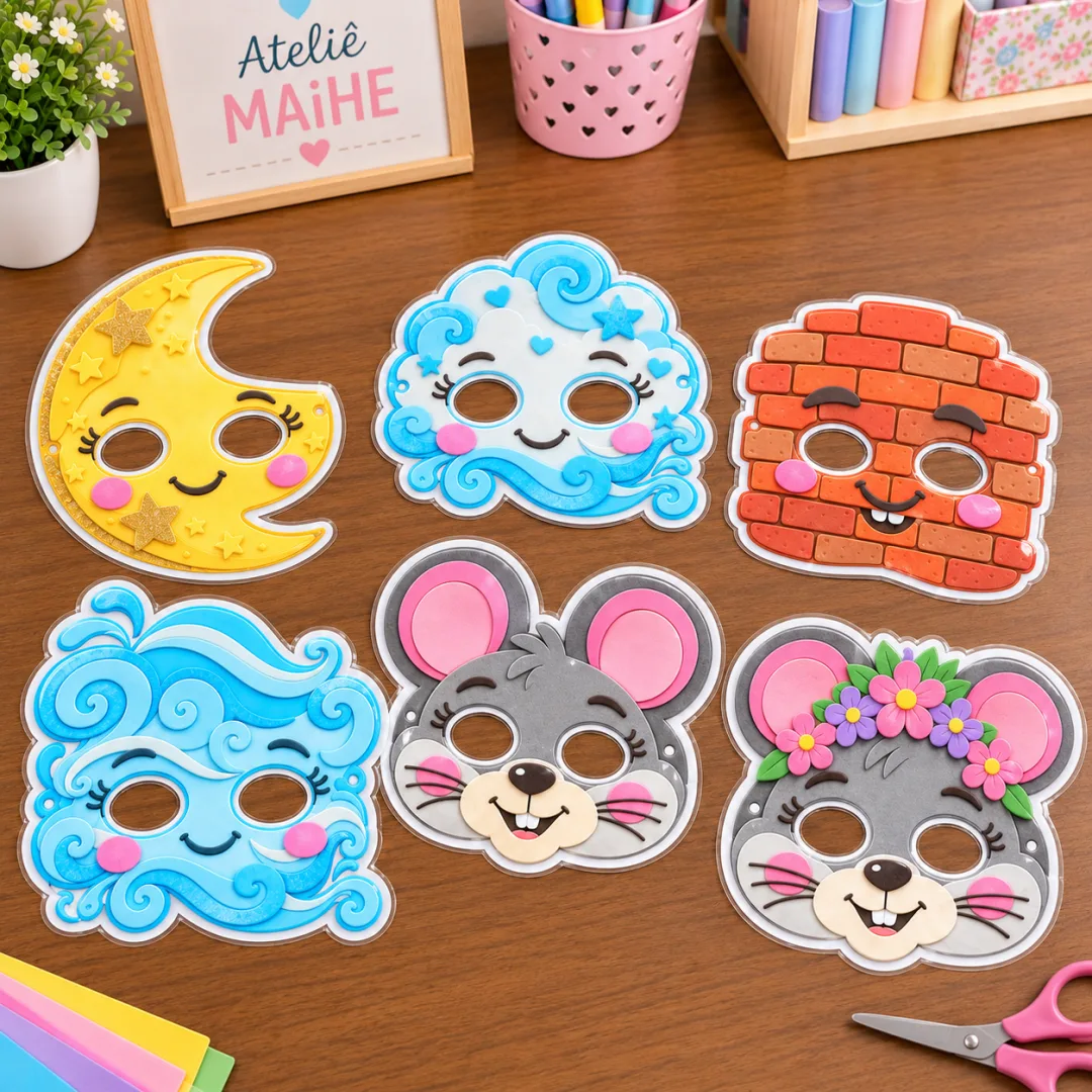 Rato - Palavra Cantada - Máscaras - Educação Infantil - Arquivo Digital — imagem 2