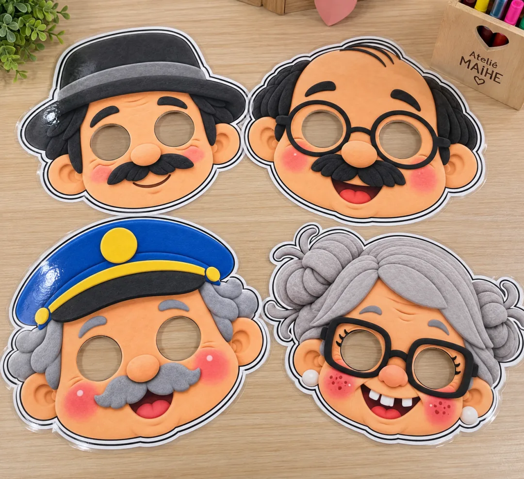 Máscaras Turma Do Chaves - Educação Infantil - Arquivo Digital - Lembrancinha — imagem 3