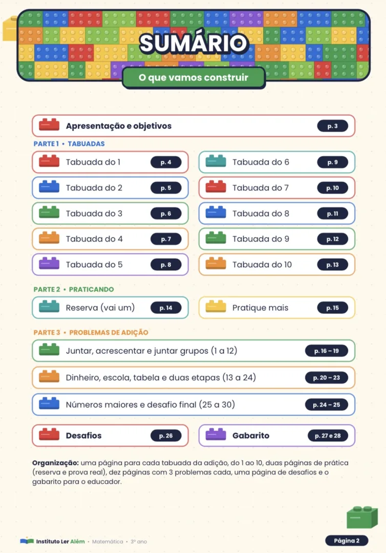 Material de Adição - Matemática - 1º ano - PDF com 20 páginas — imagem 2