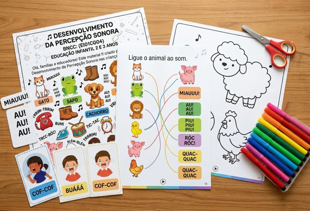 Material Pedagógico: Desenvolvimento da Percepção Sonora (Educação Infantil - 2 e 3 Anos) - Arquivo pdf — imagem 2