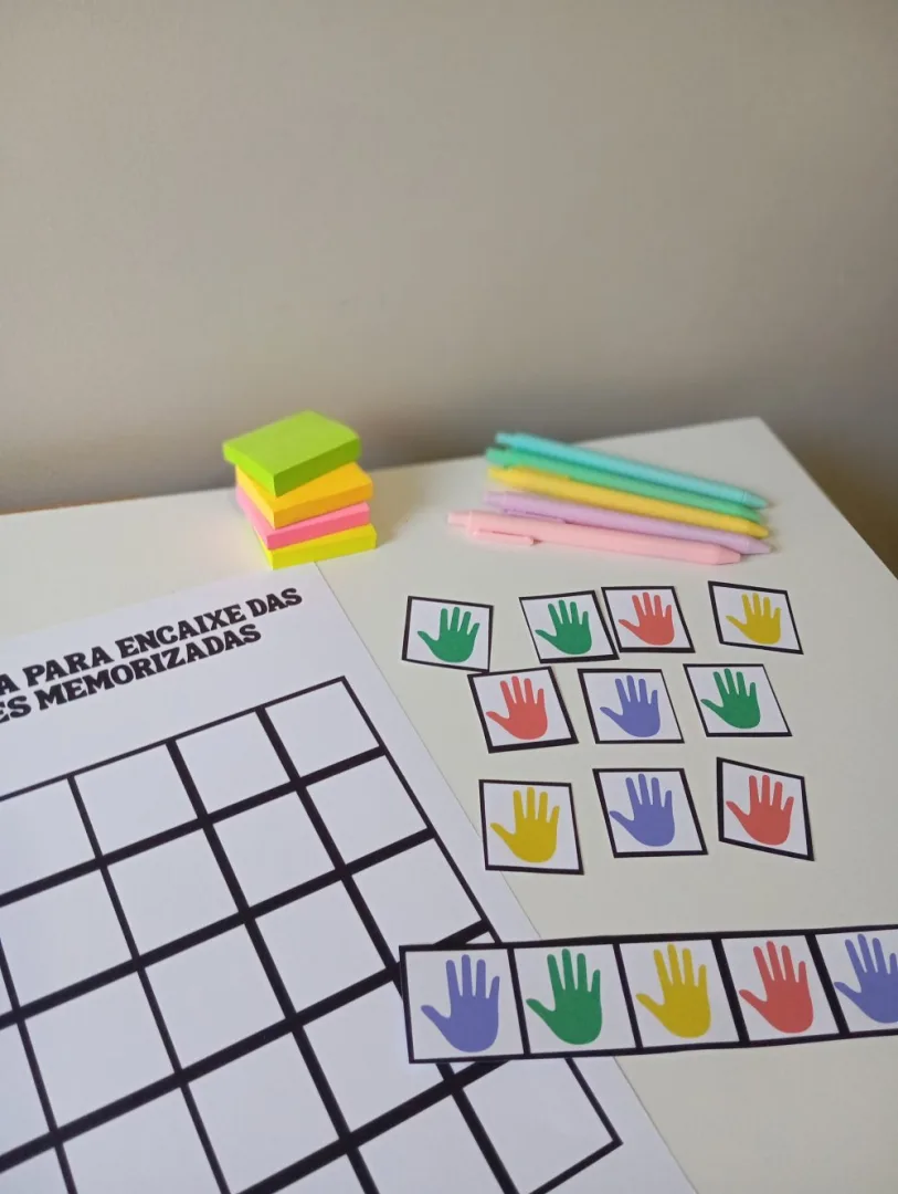 Memorização Mãozinhas Coloridas — Pronto para Imprimir — imagem 2