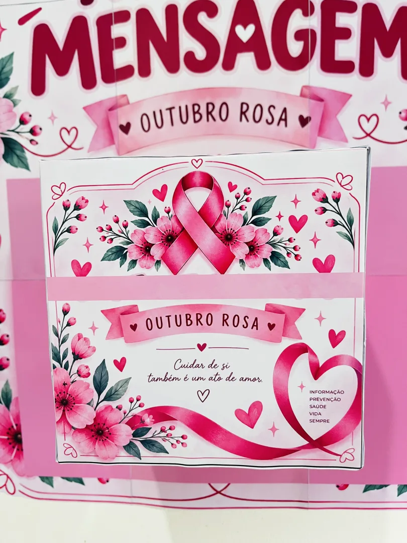 Mensagem outubro Rosa em PDF prontinho para imprimir  — imagem 5