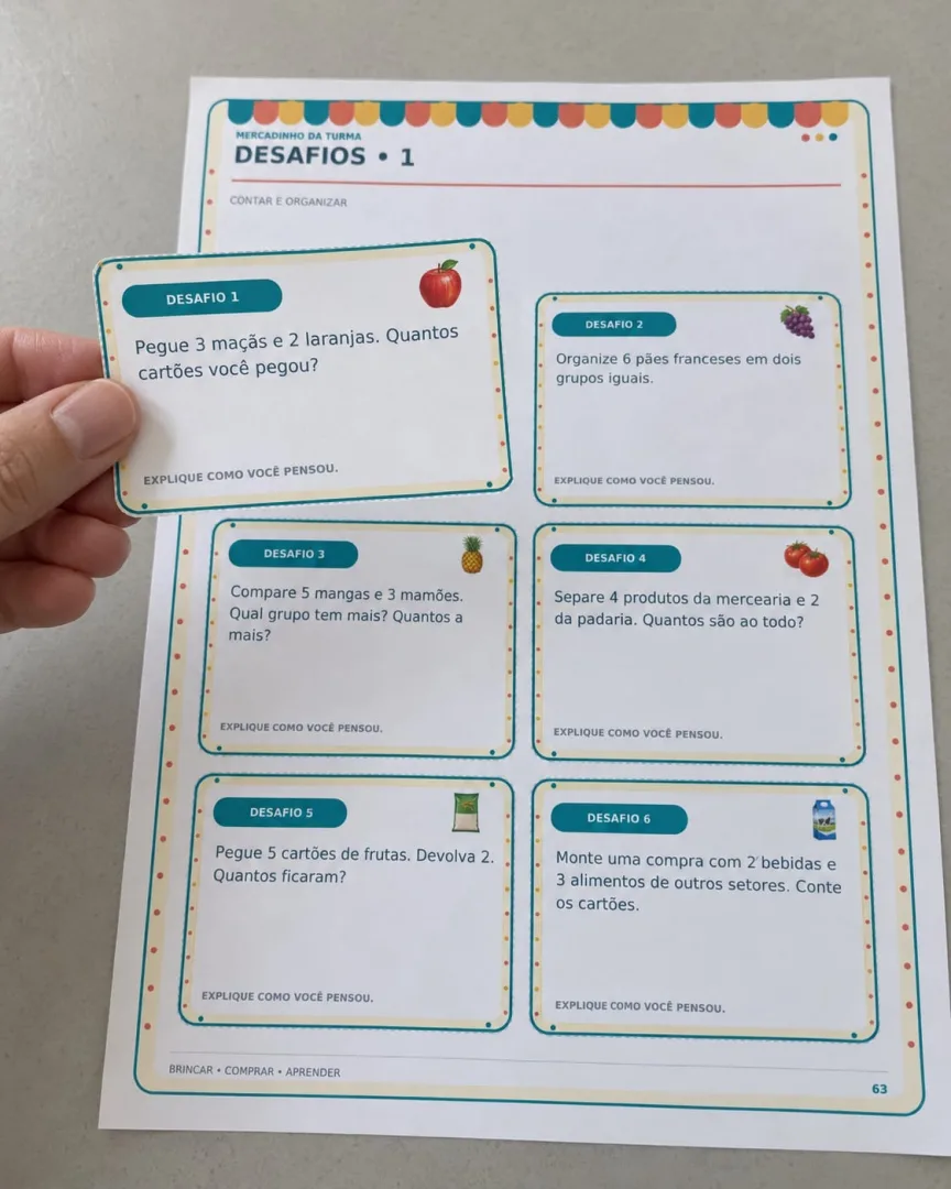 🛒✨ MERCADINHO DA TURMA — BRINCAR, COMPRAR E APRENDER!  Transforme sua sala em um mercadinho onde cada compra vira uma o — imagem 4