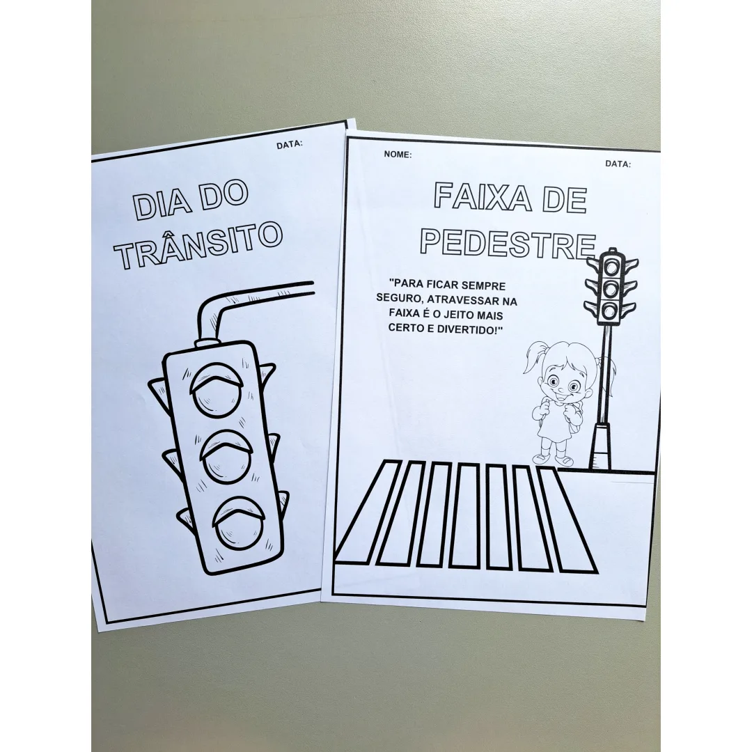 🚦📚 Meu Livro –Atividades no Trânsito em PDF-EI, 1º e 2º ano🚦📚  — imagem 4
