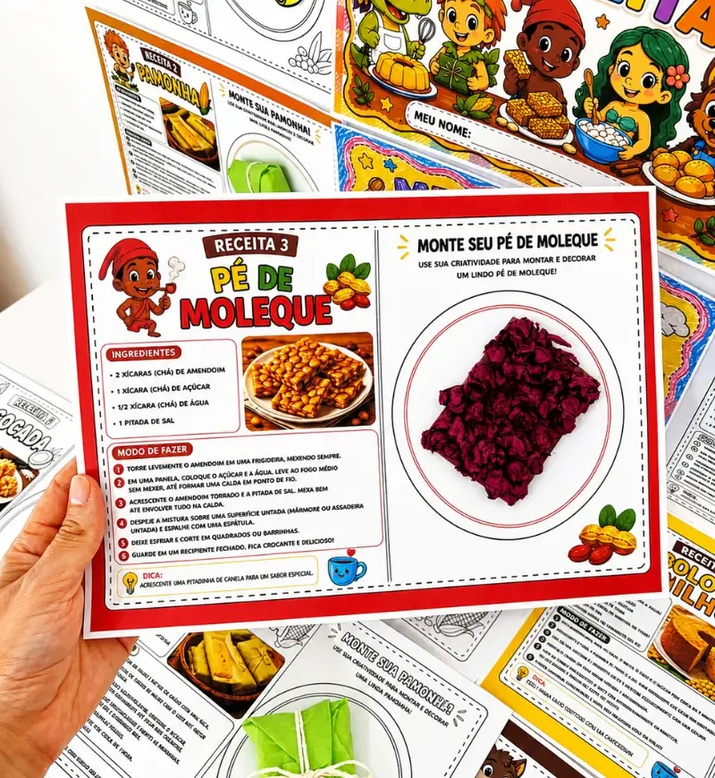 Meu Livro de Receitas do Folclore | Atividade Sensorial  — imagem 6