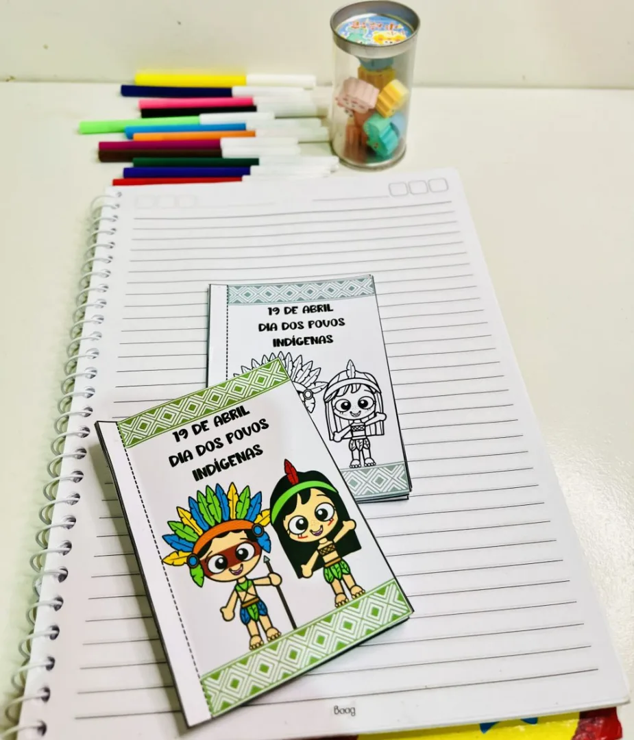 Mini Book Dia do Índio — Pronto para Imprimir — imagem 2