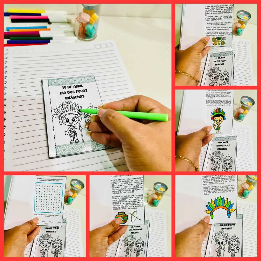 MINI BOOK POVOS INDÍGENAS / POVOS ORIGINÁRIOS — imagem 2