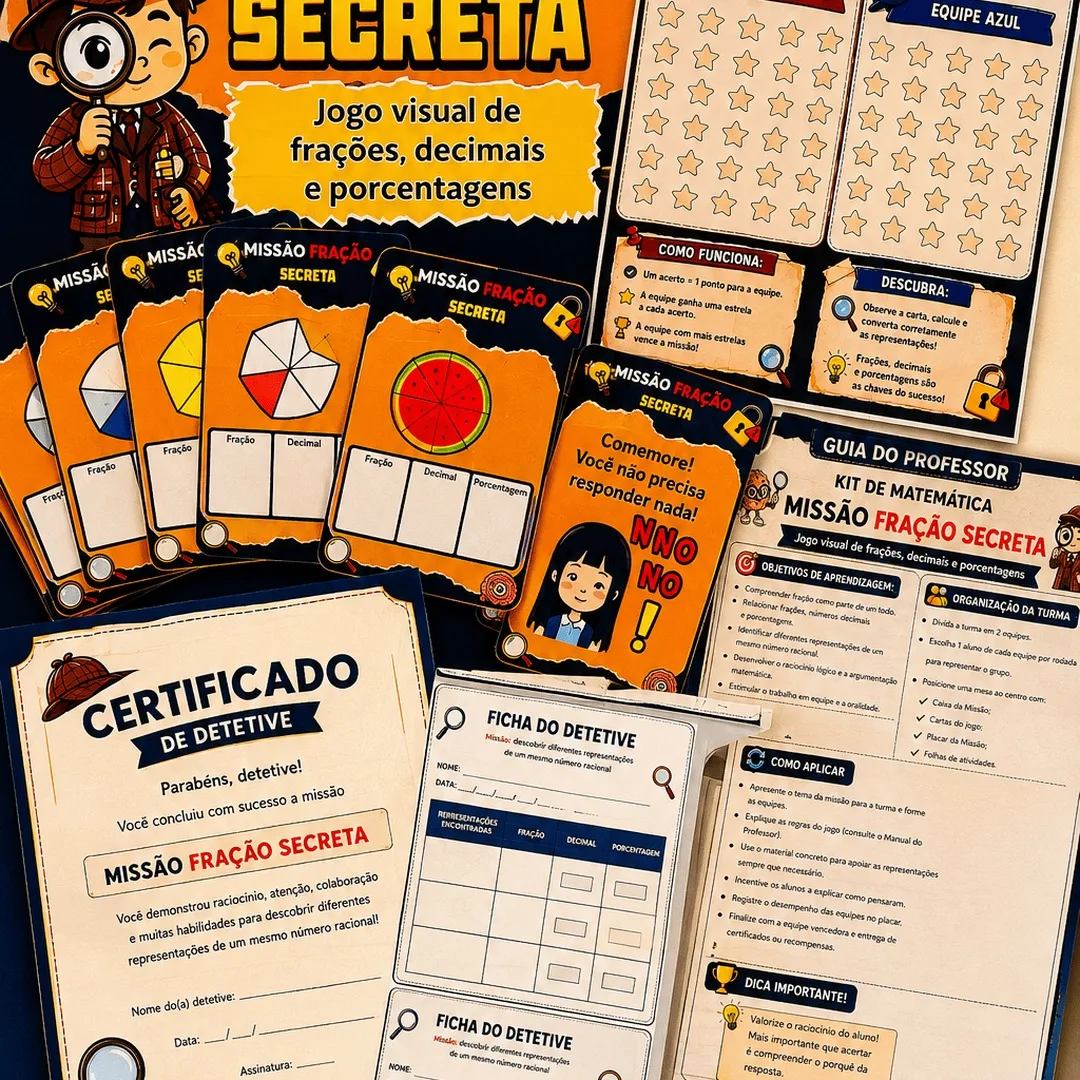 Missão Fração Secreta - Matemática - PDF — imagem 6