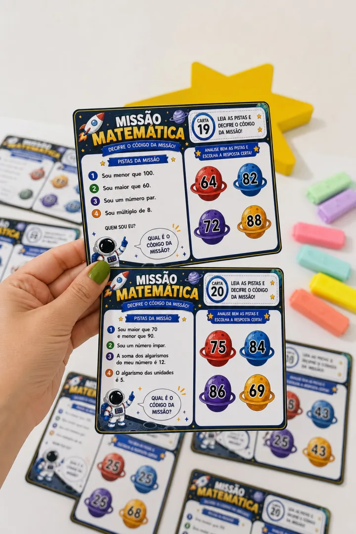 🚀✨ MISSÃO MATEMÁTICA – DECIFRE O CÓDIGO DA MISSÃO! ✨🚀  — imagem 2
