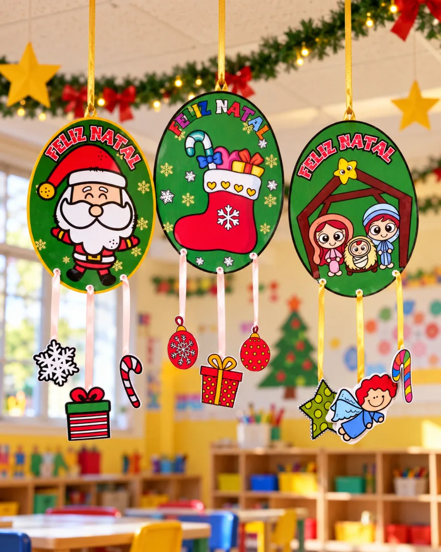 Móbiles Natalinos para decoração em pdf  — imagem 3