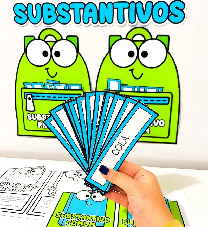 Mochilas dos Substantivos | Atividade Português em PDF — imagem 4