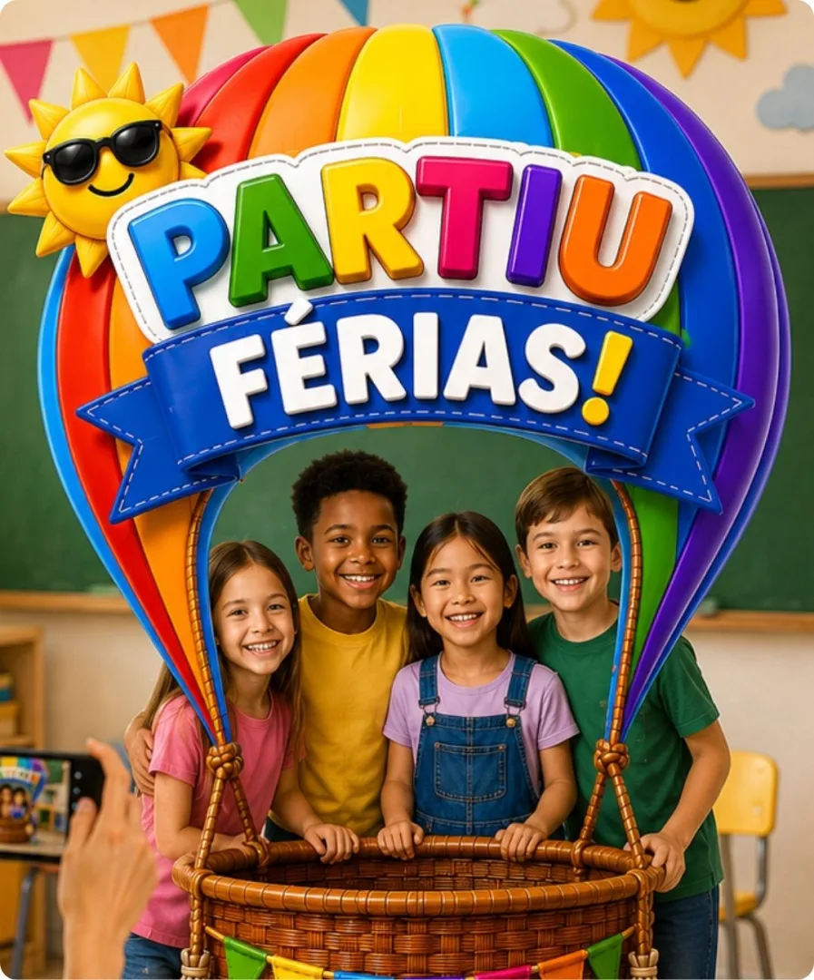 MOLDURA GIGANTE FÉRIAS ESCOLARES -PDF — imagem 2