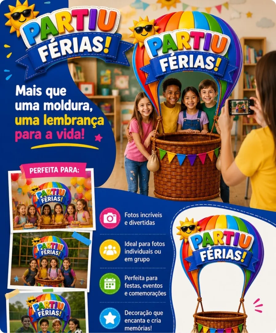 MOLDURA GIGANTE FÉRIAS ESCOLARES -PDF — imagem 5