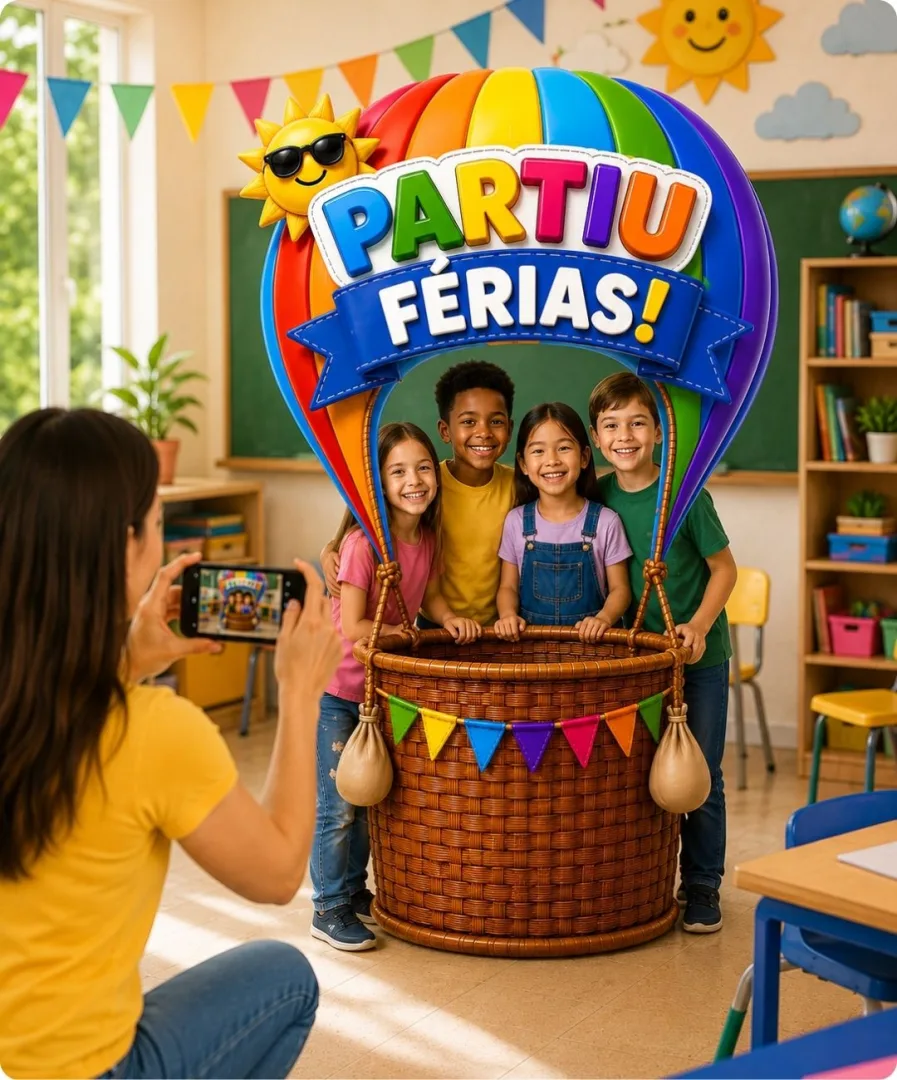 MOLDURA GIGANTE FÉRIAS ESCOLARES -PDF — imagem 6