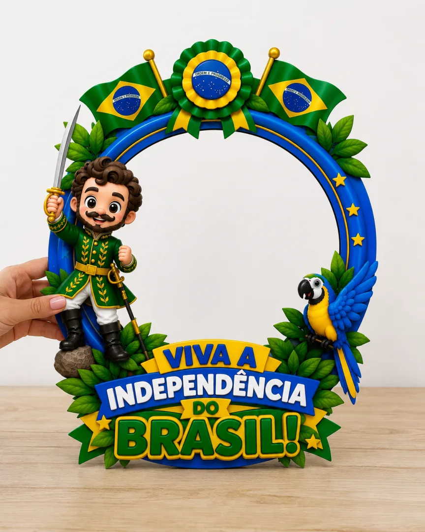 Moldura para Bambolê Independência do Brasil — imagem 2