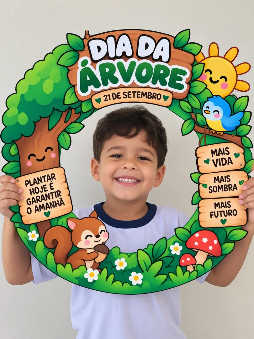 Moldura para Fotos - Dia da Árvore - 9 e 12 páginas  — imagem 2