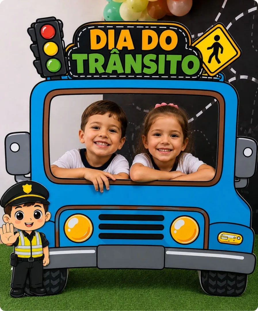 Recurso Pedagógico Dia do Trânsito – Moldura para Fotos — imagem 3