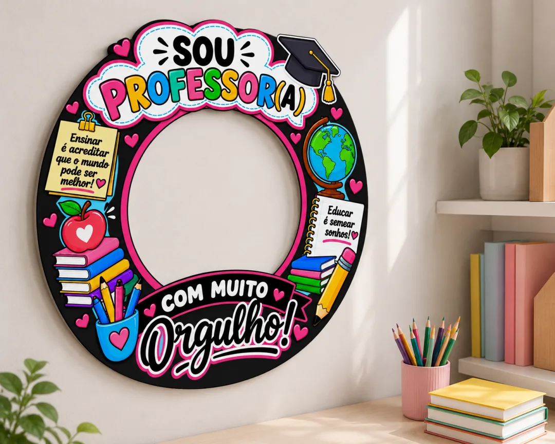 Moldura “Sou Professora, Com muito orgulho Em PDF!” — imagem 4