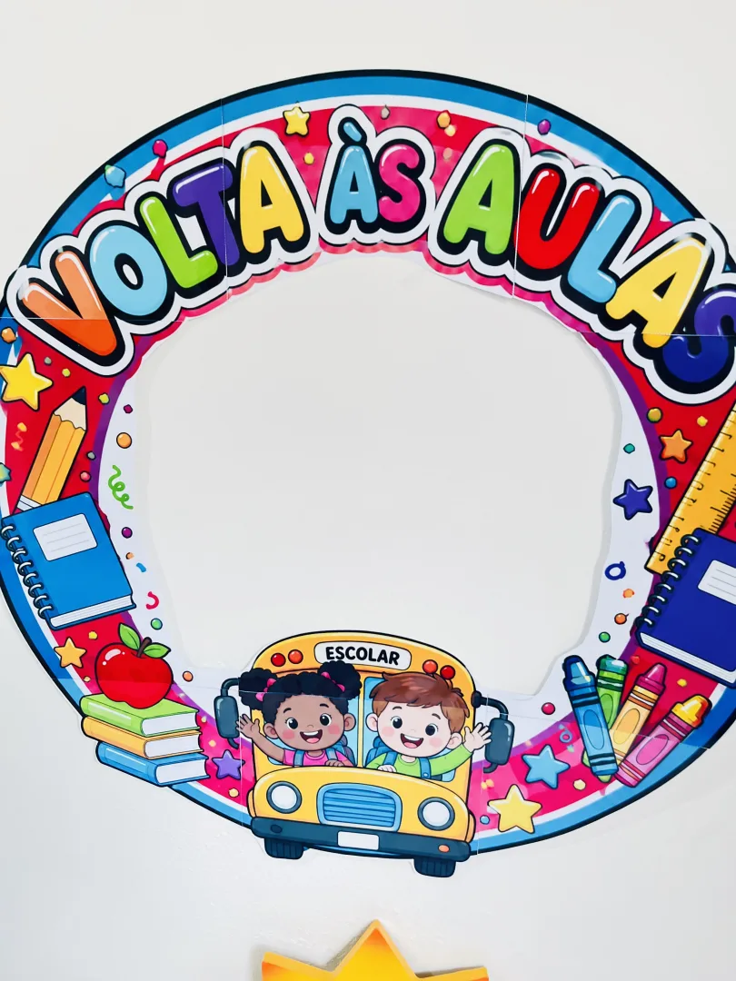 🎒✨ MOLDURA VOLTA ÀS AULAS ✨🎒 — imagem 3