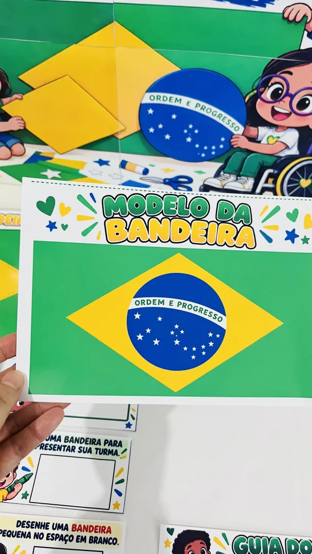 Monte a Bandeira — Pequenos Construtores do Brasil! em PDF -  — imagem 4