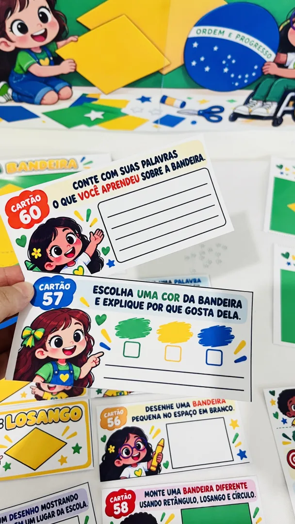 Monte a Bandeira — Pequenos Construtores do Brasil! em PDF -  — imagem 5