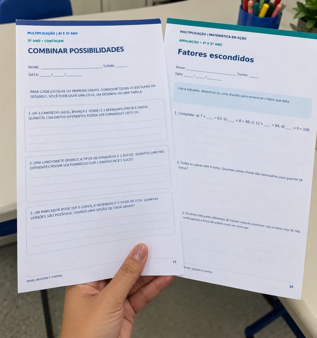 Apostila de Multiplicação em PDF - 4º e 5º Ano - 60 Páginas — imagem 3
