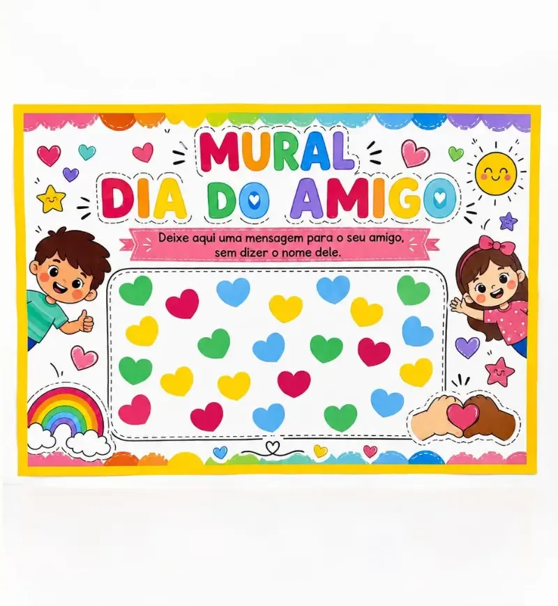 Mural Dia do Amigo — imagem 2