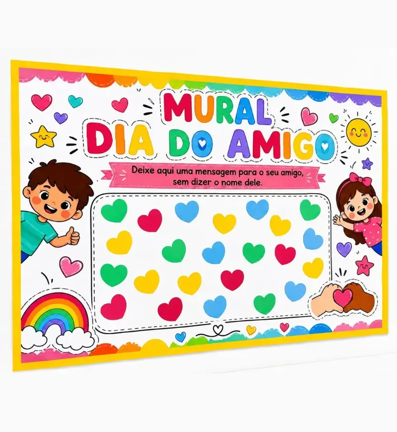 Mural Dia do Amigo — imagem 3
