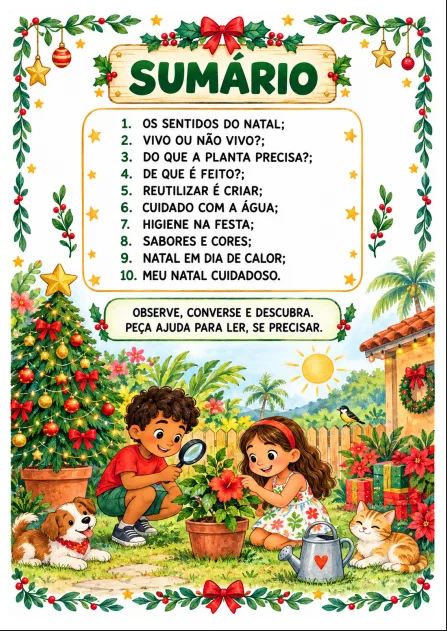 Natal da Natureza — Atividades de Ciências em PDF — imagem 2