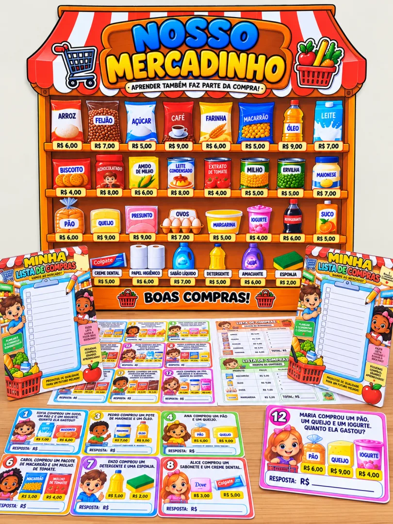 NOSSO MERCADINHO – MATEMÁTICA DIVERTIDA - Educação Infantil - PDF — imagem 2