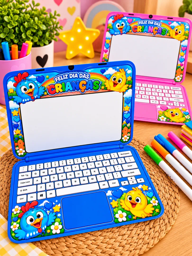 Notebook Dia das Crianças – Galinha Pintadinha – Educação Infantil – PDF — imagem 2