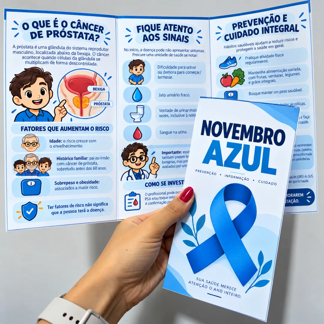 Novembro Azul: Folder Informativo, em PDF — imagem 2