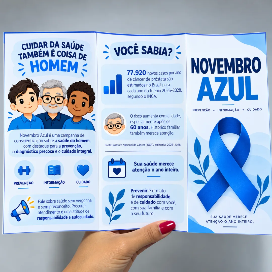 Novembro Azul: Folder Informativo, em PDF — imagem 4
