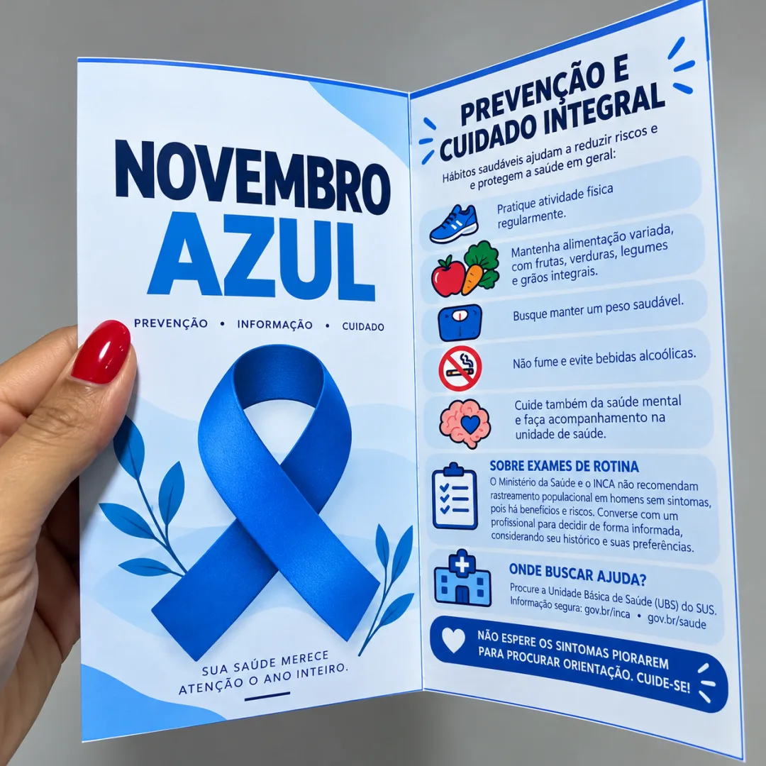 Novembro Azul: Folder Informativo, em PDF — imagem 5