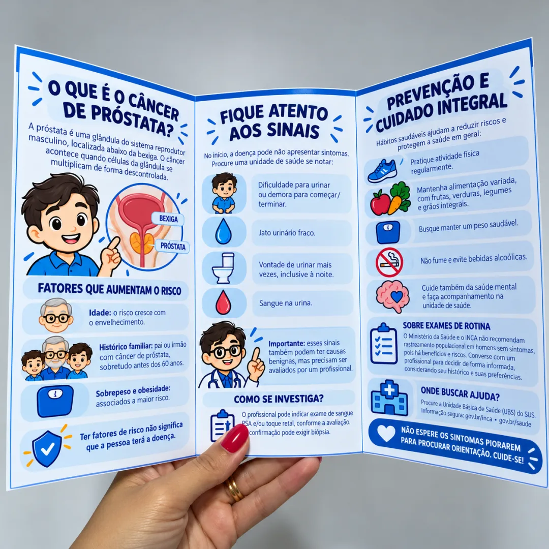 Novembro Azul: Folder Informativo, em PDF — imagem 6
